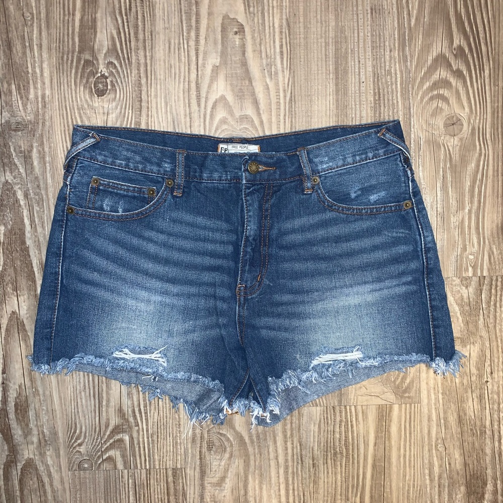 Free People Jean Shorts